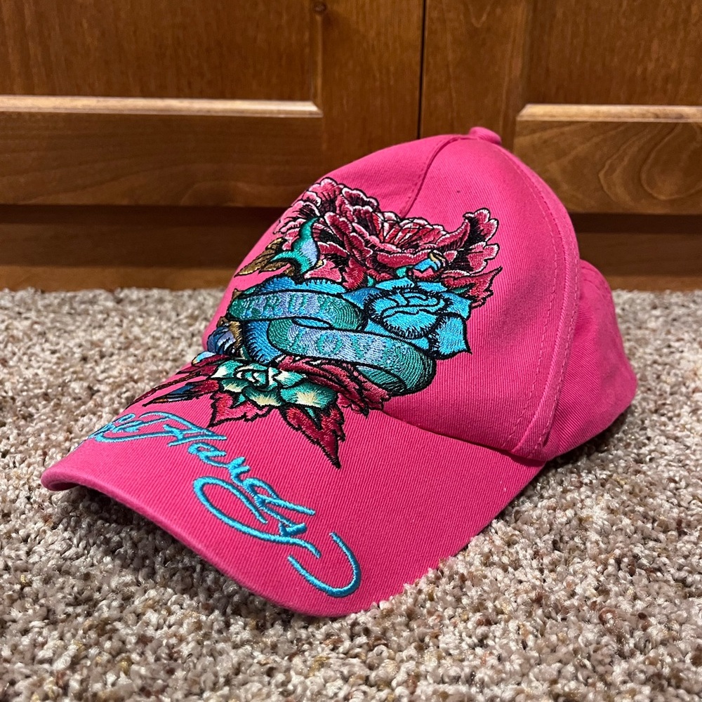 VINTAGE Y2K Ed Hardy True‎ Love Colorful Cap